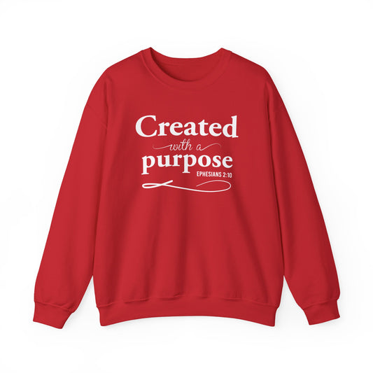 Created With A Purpose Crewneck Sweatshirt